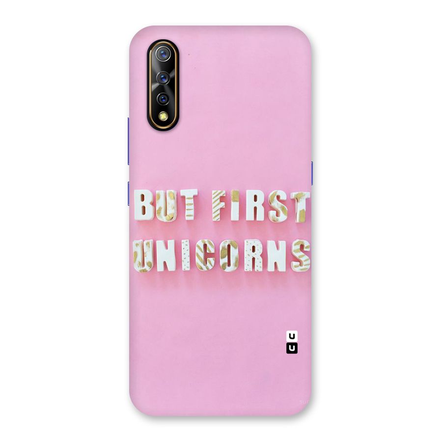 But First Unicorns Back Case for Vivo S1