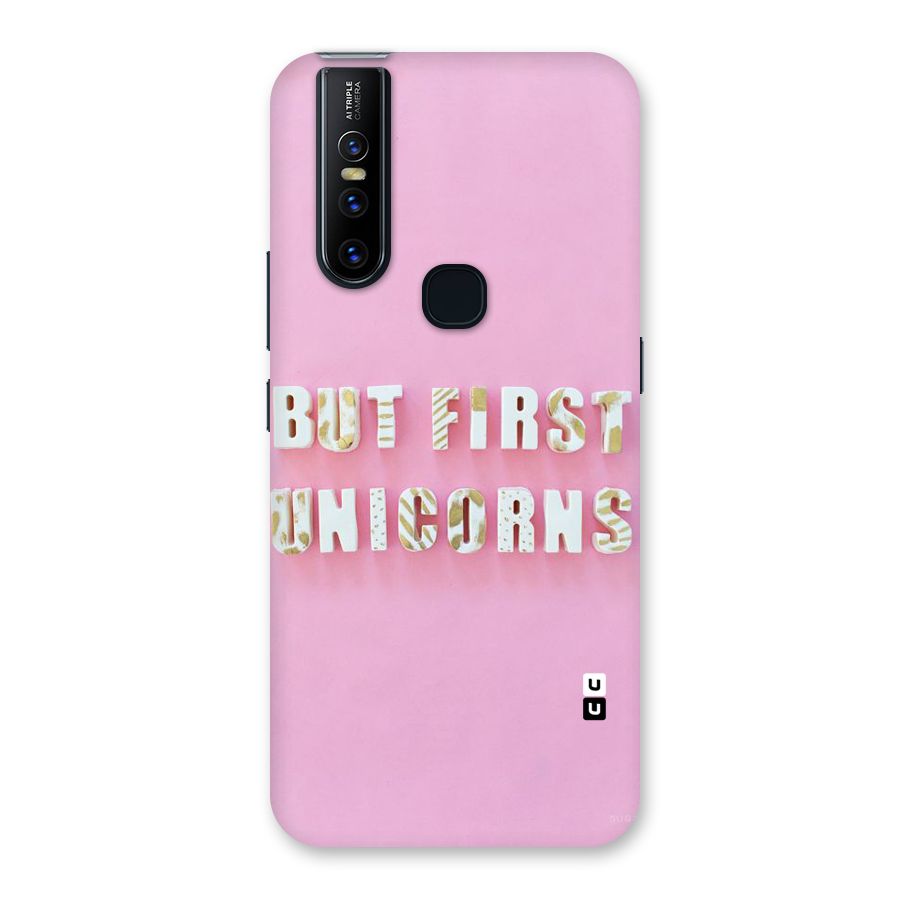 But First Unicorns Back Case for Vivo V15