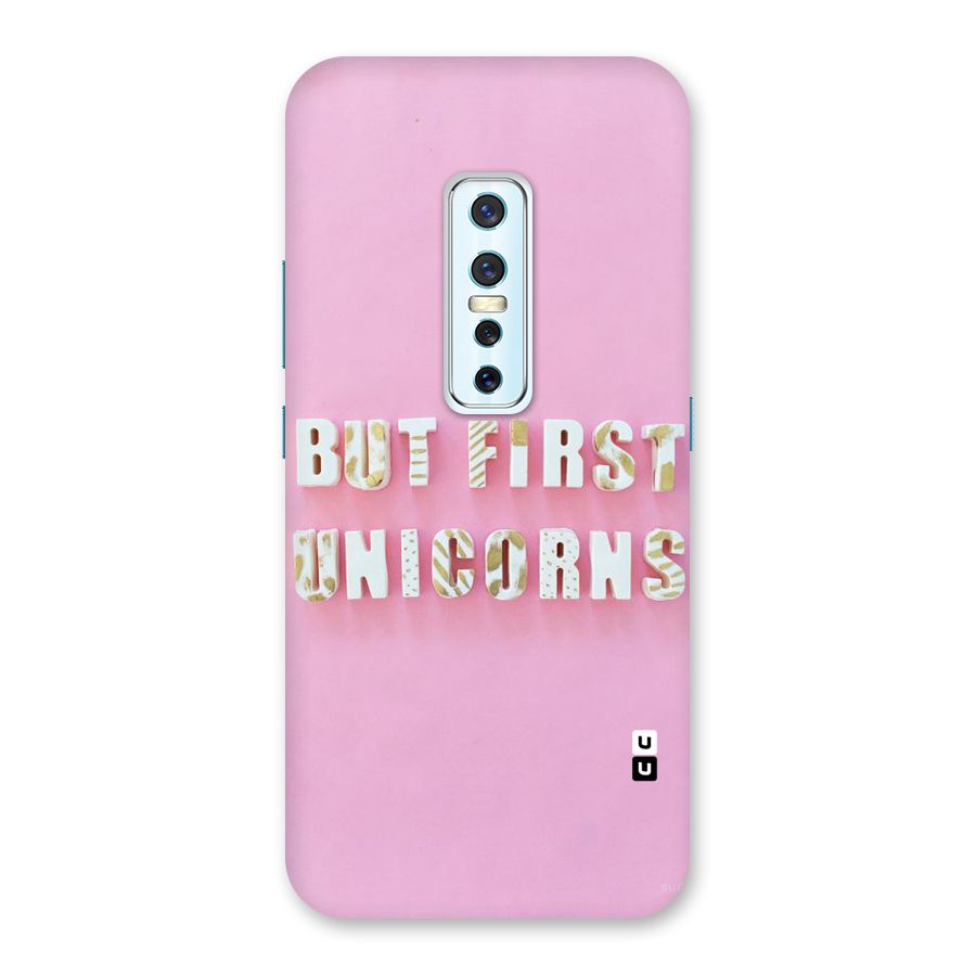 But First Unicorns Back Case for Vivo V17 Pro