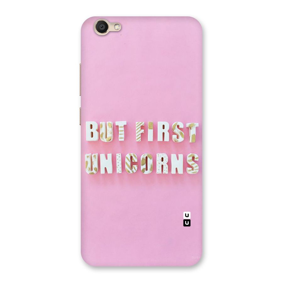 But First Unicorns Back Case for Vivo V5