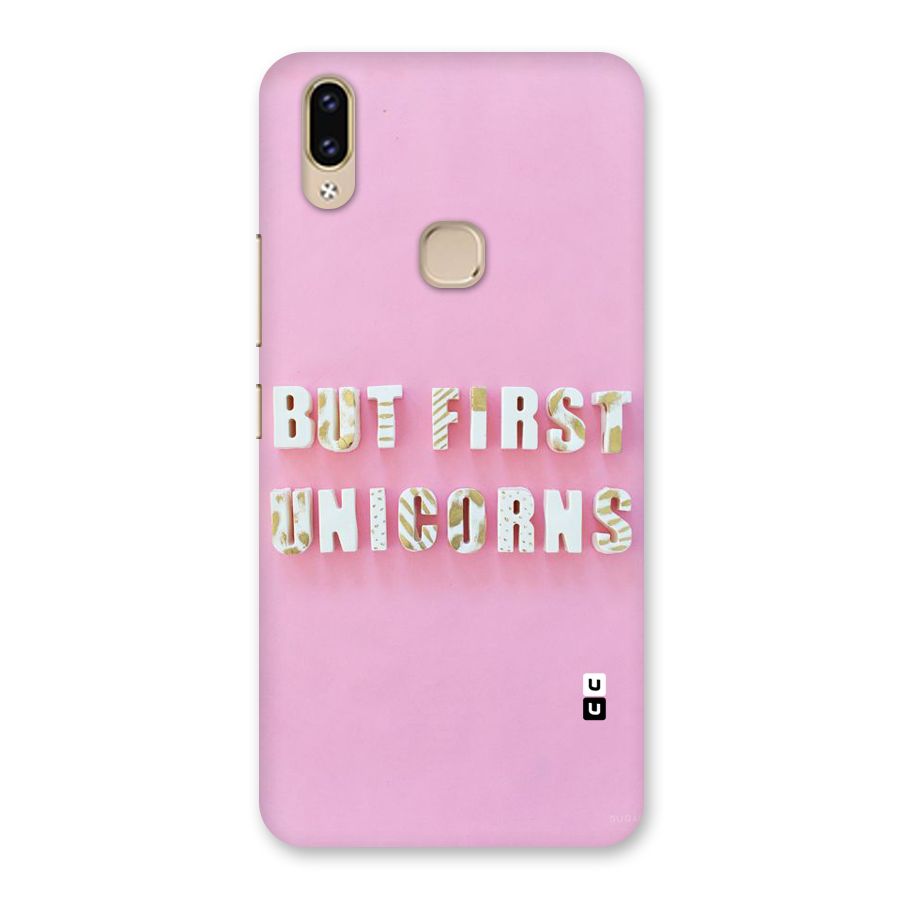 But First Unicorns Back Case for Vivo V9