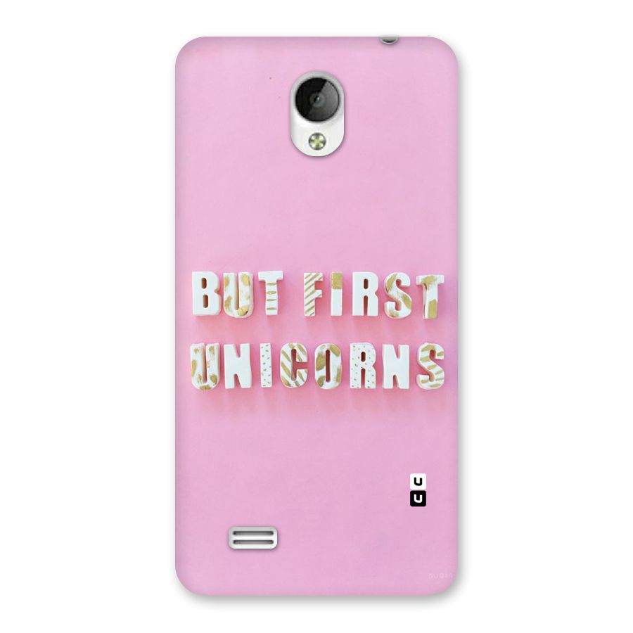 But First Unicorns Back Case for Vivo Y21