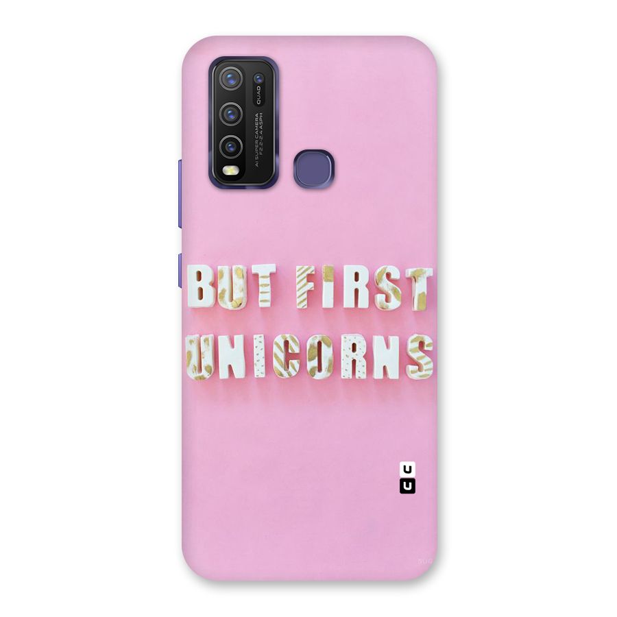 But First Unicorns Back Case for Vivo Y50