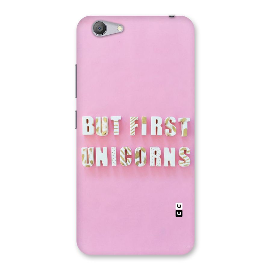 But First Unicorns Back Case for Vivo Y53