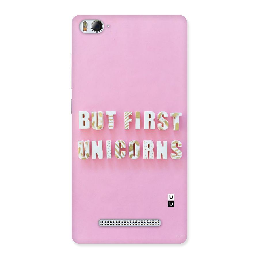 But First Unicorns Back Case for Xiaomi Mi4i
