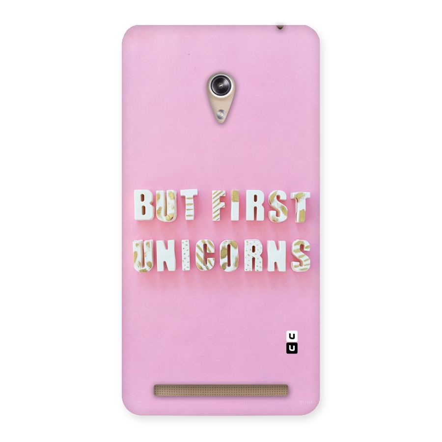 But First Unicorns Back Case for Zenfone 6