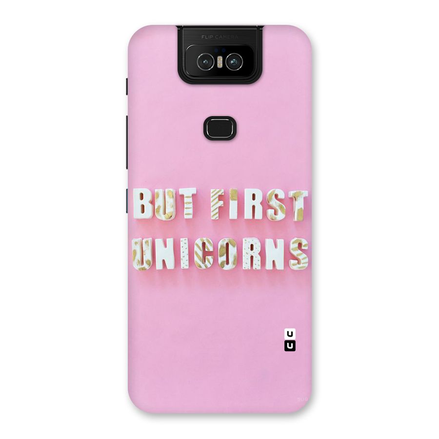 But First Unicorns Back Case for Zenfone 6z