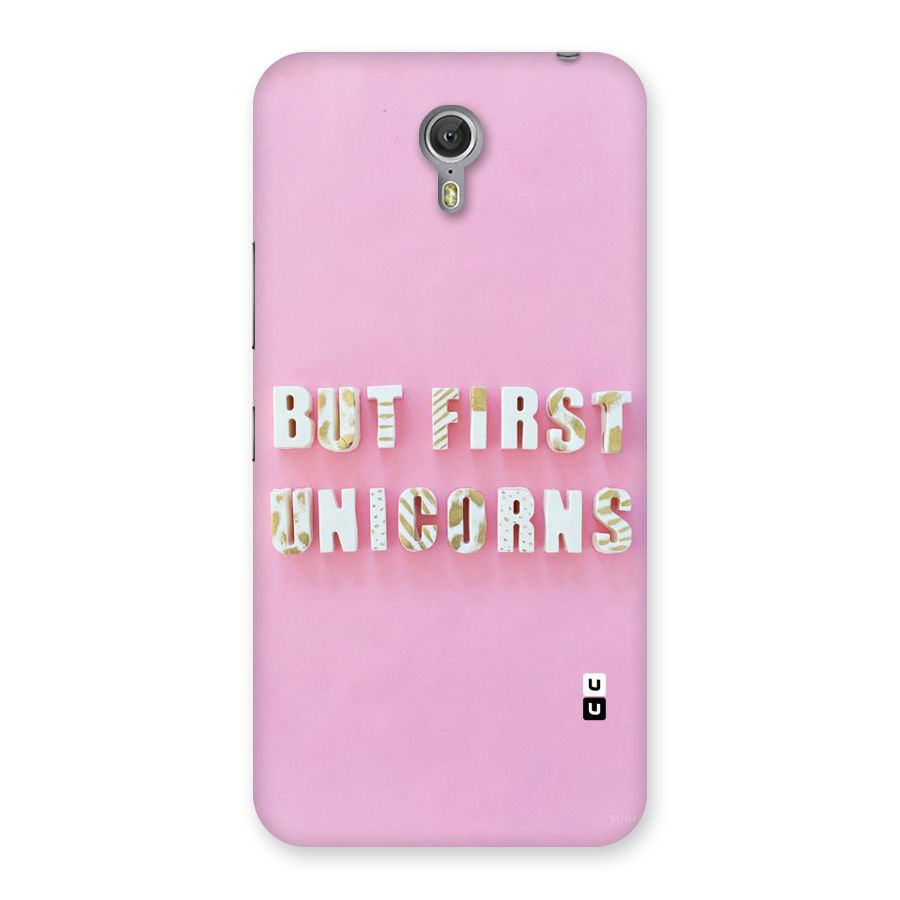 But First Unicorns Back Case for Zuk Z1