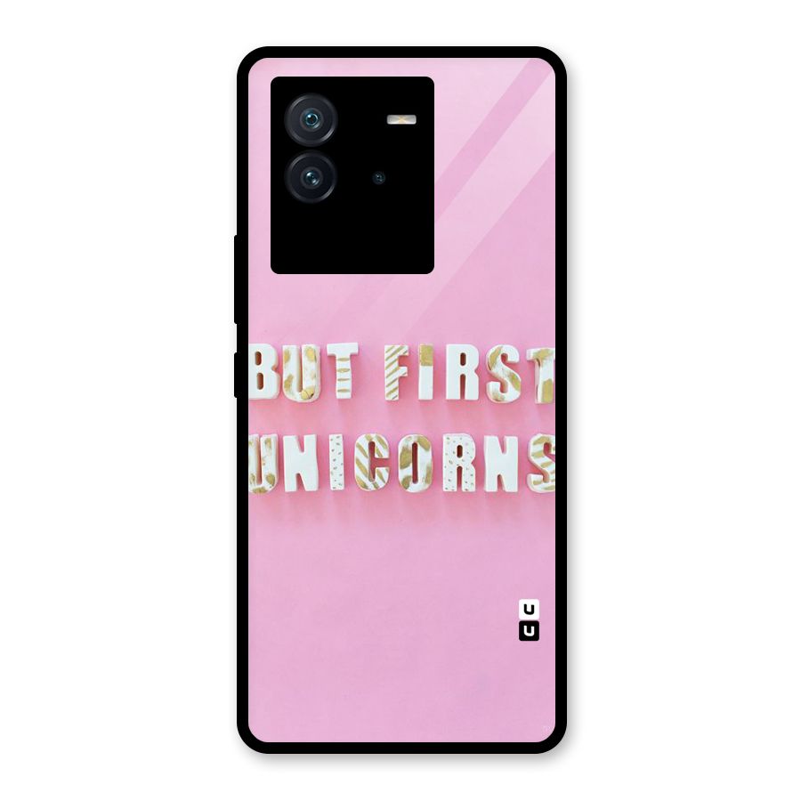 But First Unicorns Glass Back Case for Vivo iQOO Neo 6 5G