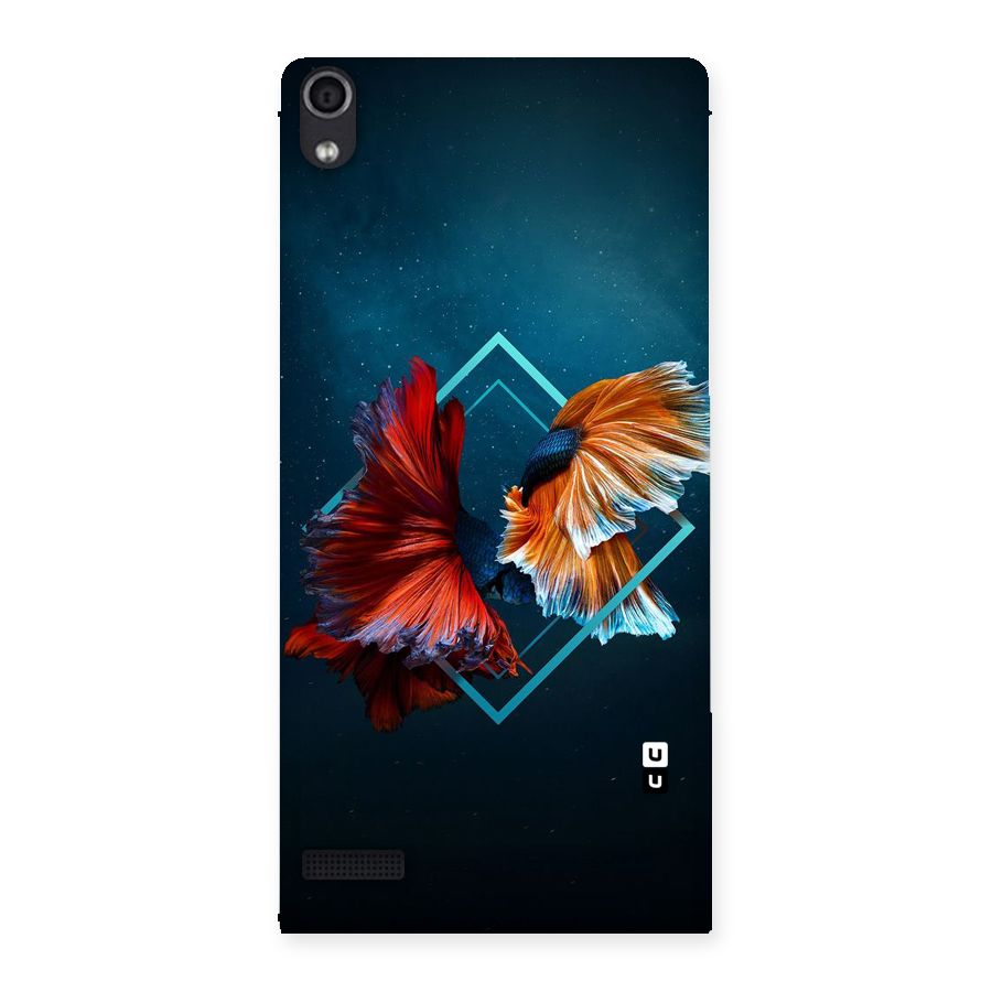 Butterfly Diamond Design Back Case for Ascend P6
