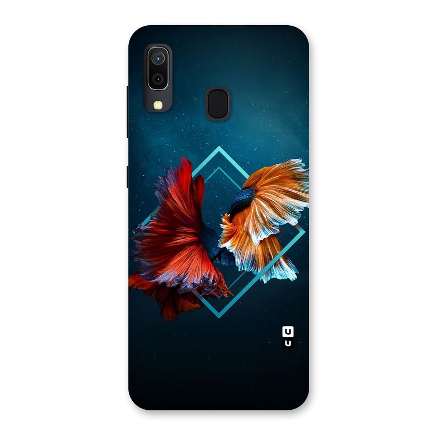 Butterfly Diamond Design Back Case for Galaxy A20
