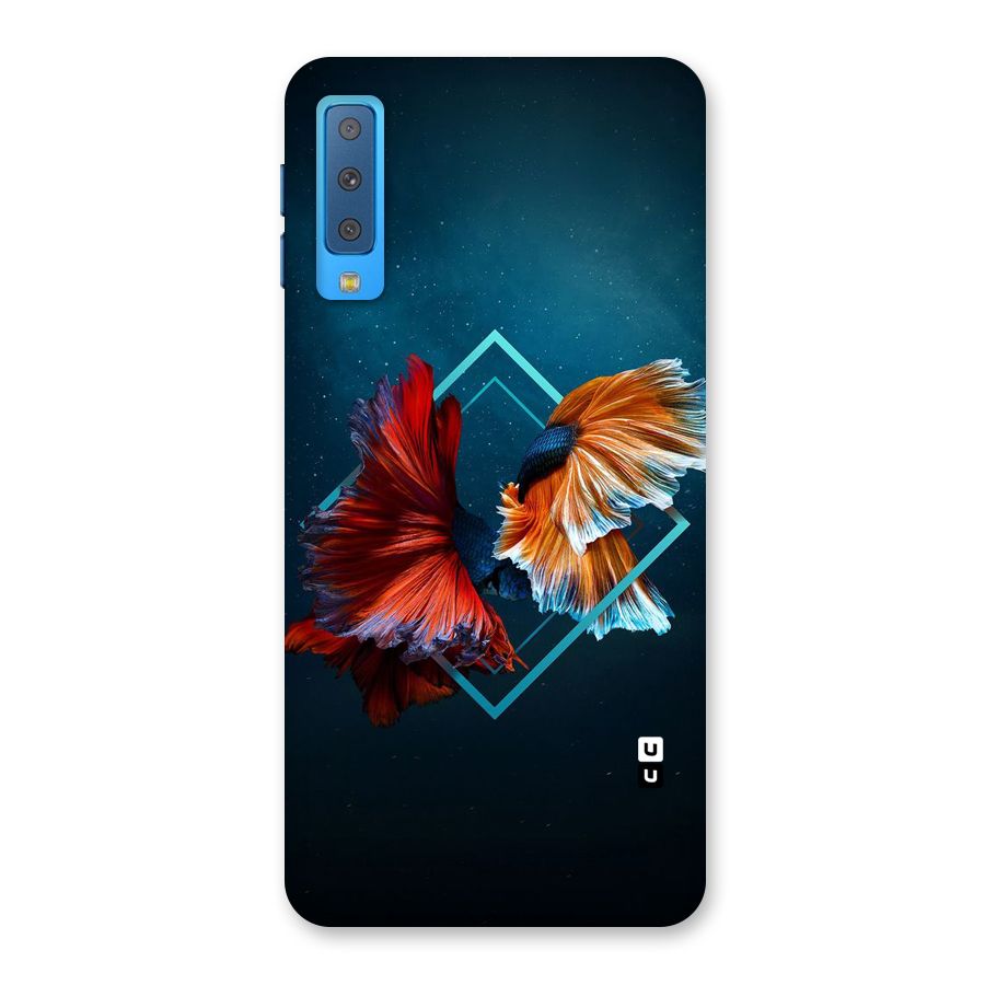 Butterfly Diamond Design Back Case for Galaxy A7 (2018)