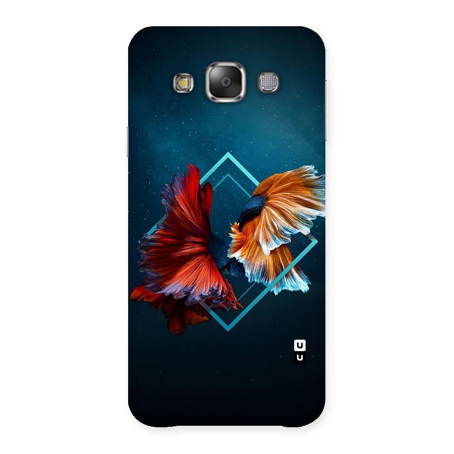 Butterfly Diamond Design Back Case for Galaxy E7