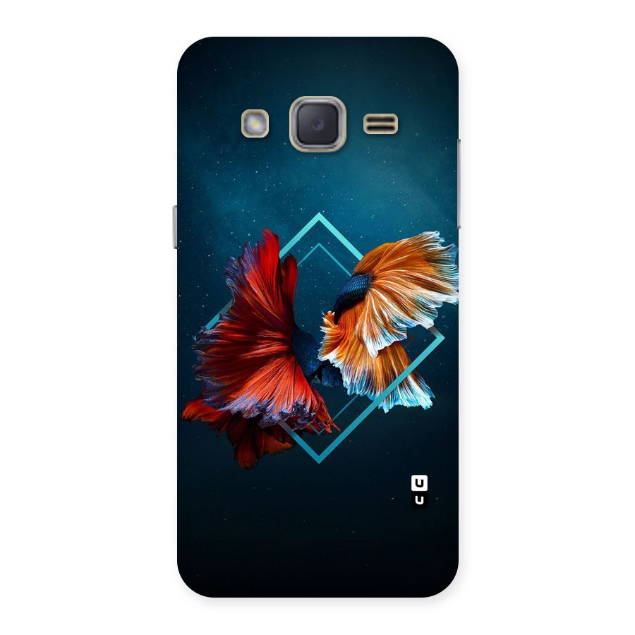 Butterfly Diamond Design Back Case for Galaxy J2