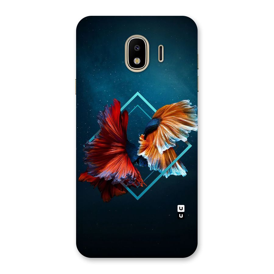 Butterfly Diamond Design Back Case for Galaxy J4