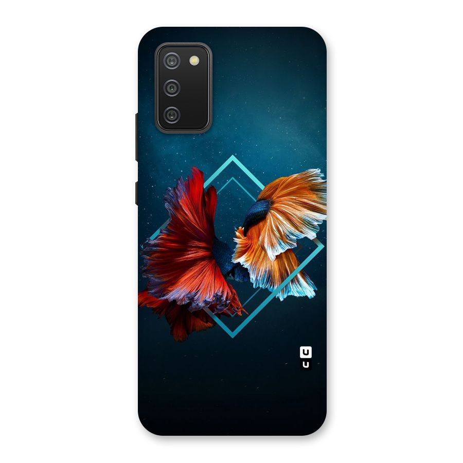 Butterfly Diamond Design Back Case for Galaxy M02s