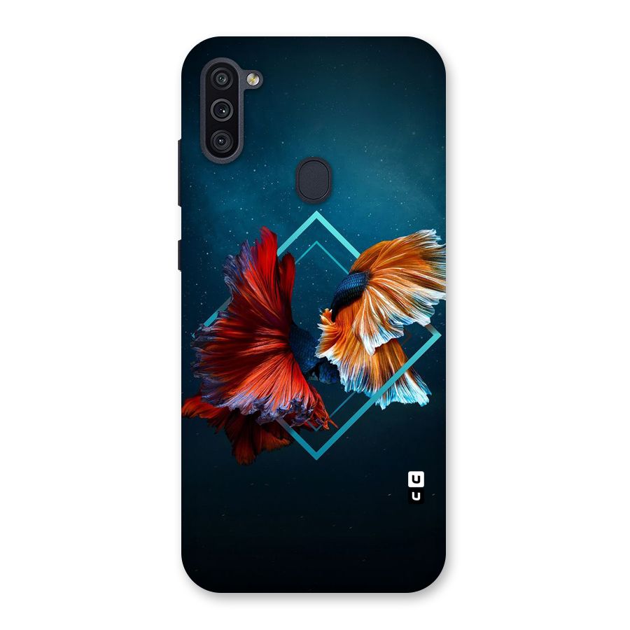 Butterfly Diamond Design Back Case for Galaxy M11