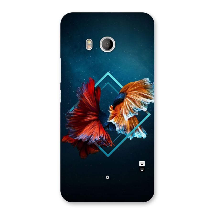 Butterfly Diamond Design Back Case for HTC U11