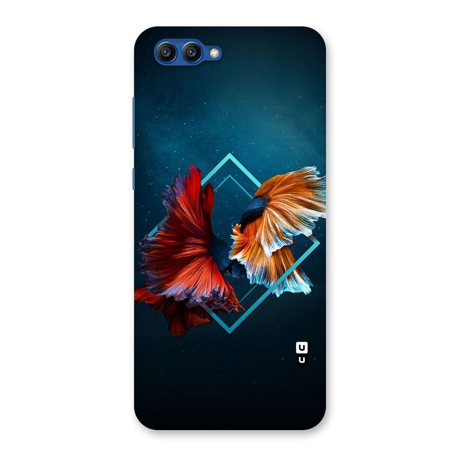 Butterfly Diamond Design Back Case for Honor View 10