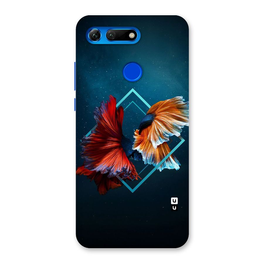 Butterfly Diamond Design Back Case for Honor View 20