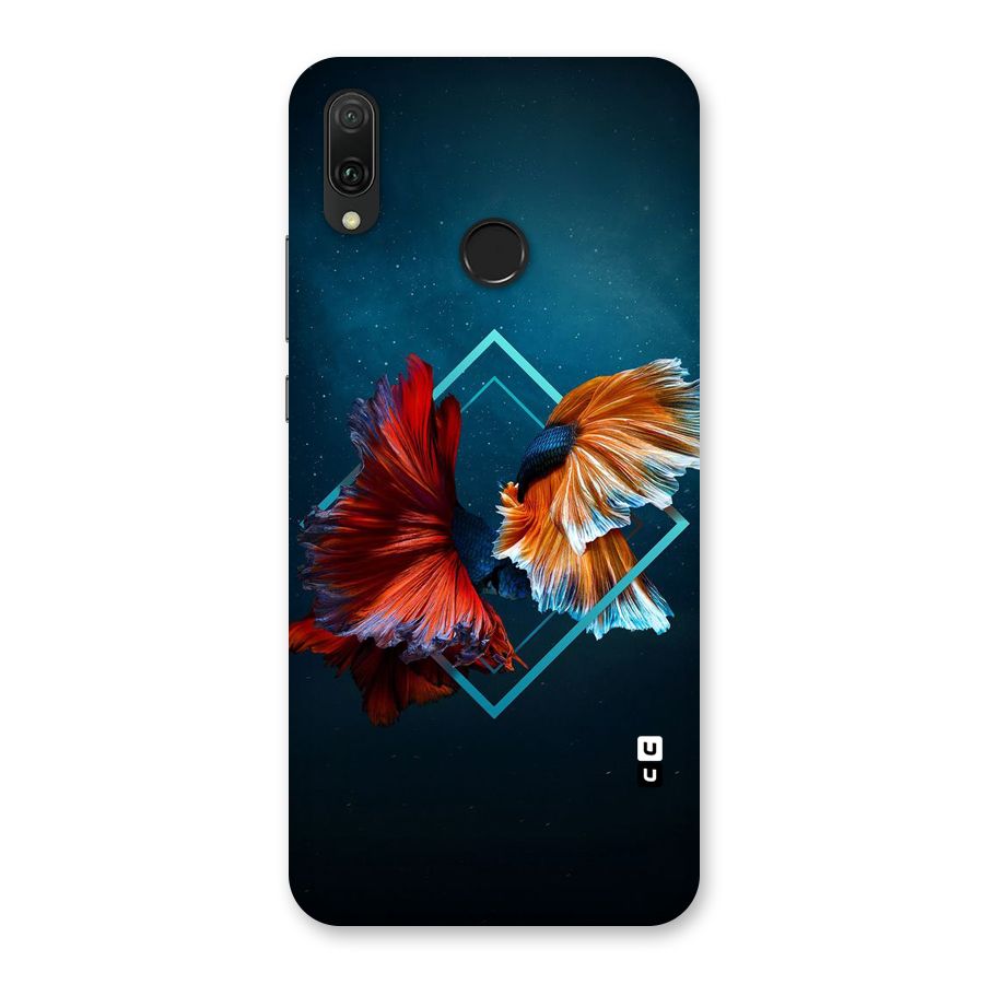 Butterfly Diamond Design Back Case for Huawei Y9 (2019)