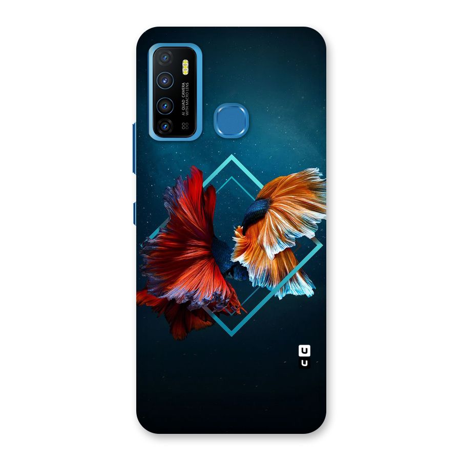 Butterfly Diamond Design Back Case for Infinix Hot 9