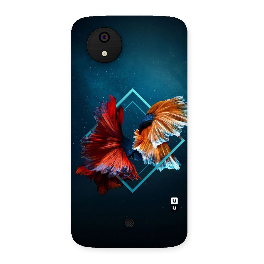 Butterfly Diamond Design Back Case for Micromax Canvas A1