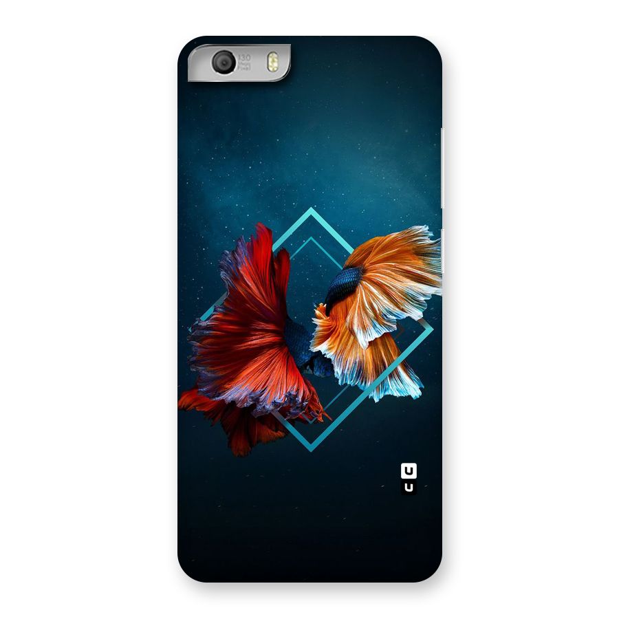 Butterfly Diamond Design Back Case for Micromax Canvas Knight 2