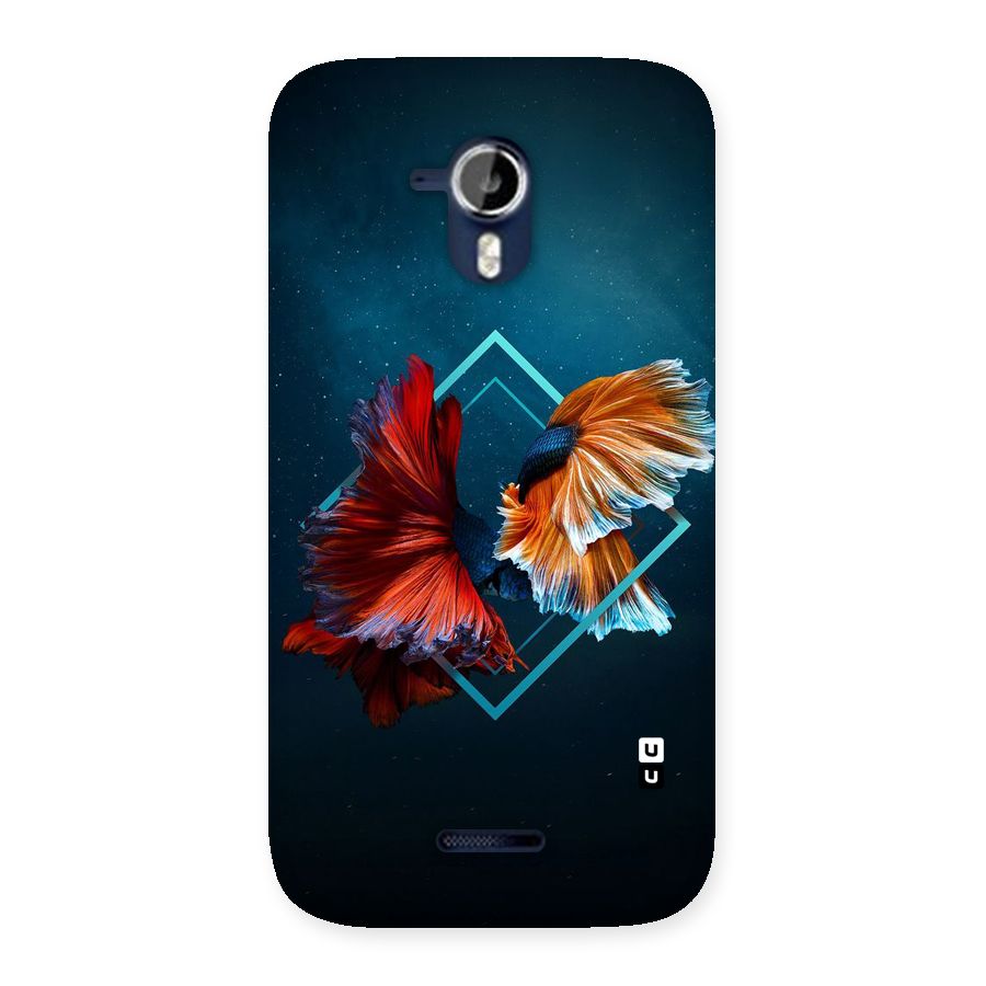 Butterfly Diamond Design Back Case for Micromax Canvas Magnus A117
