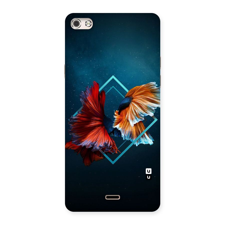 Butterfly Diamond Design Back Case for Micromax Canvas Silver 5