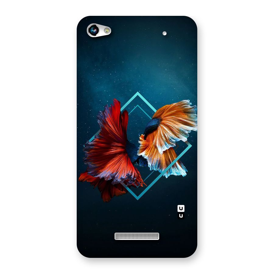 Butterfly Diamond Design Back Case for Micromax Hue 2