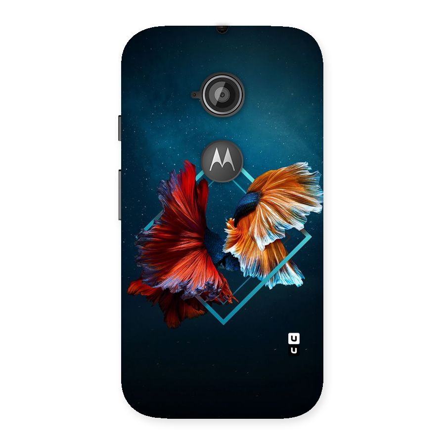Butterfly Diamond Design Back Case for Moto E 2nd Gen