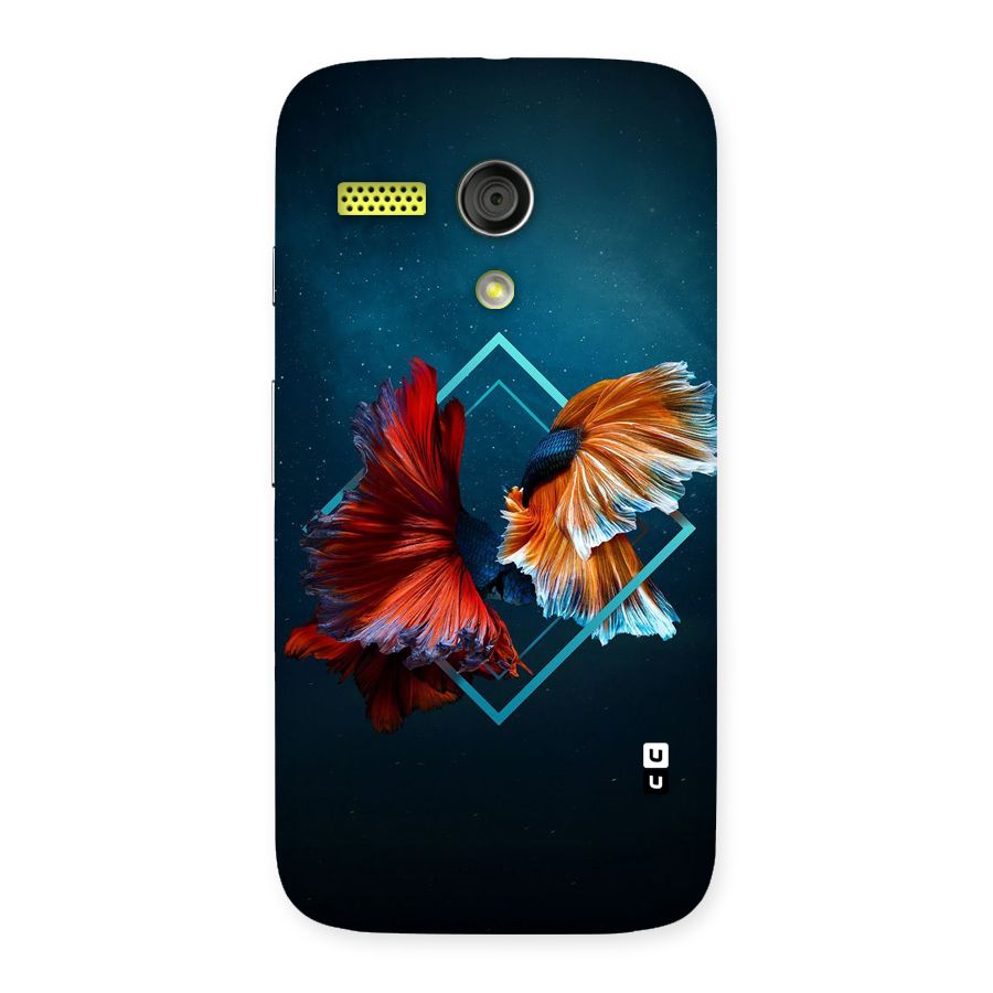 Butterfly Diamond Design Back Case for Moto G