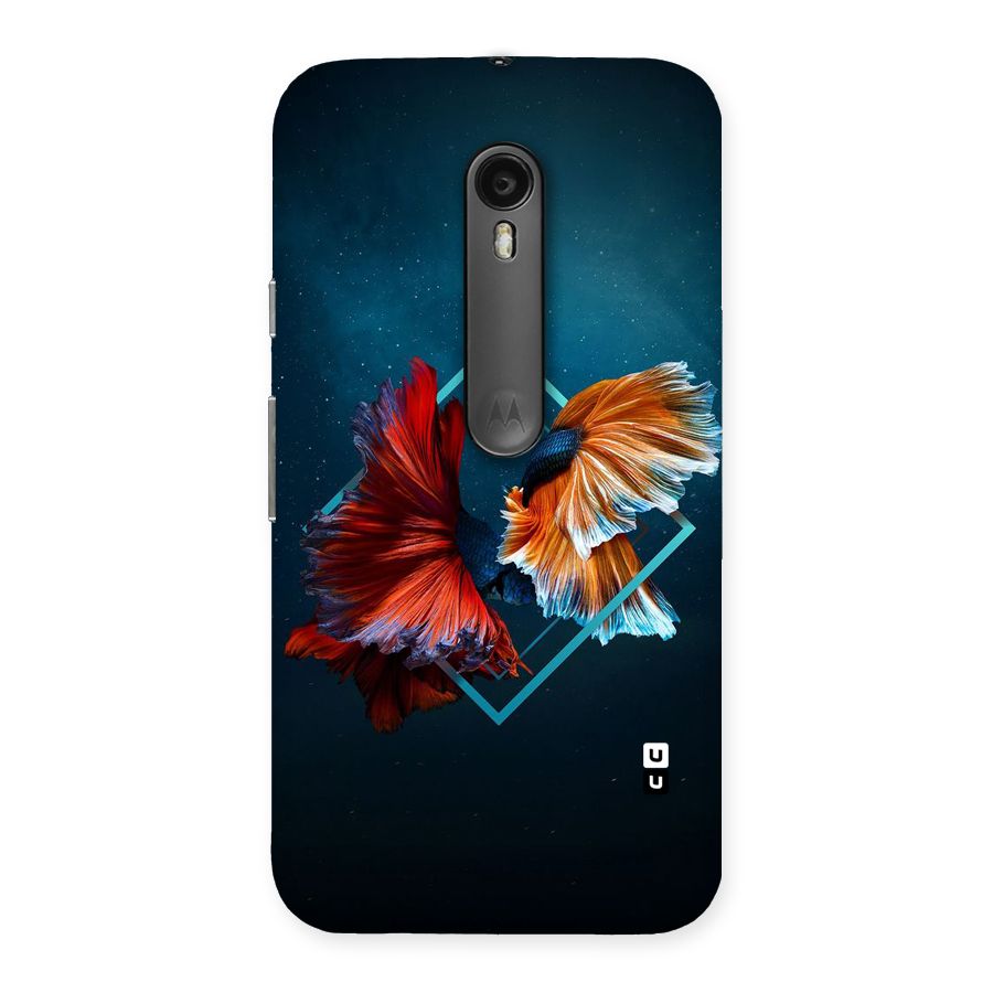 Butterfly Diamond Design Back Case for Moto G3