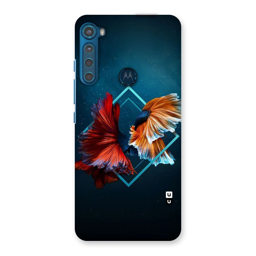 Butterfly Diamond Design Back Case for Motorola One Fusion Plus