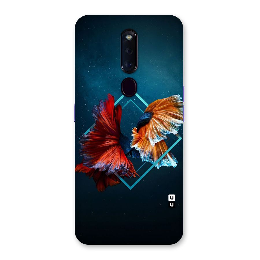Butterfly Diamond Design Back Case for Oppo F11 Pro