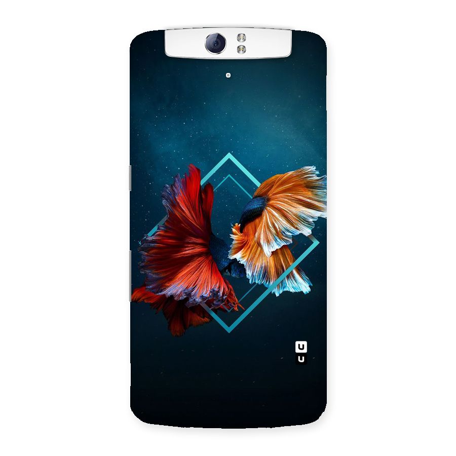 Butterfly Diamond Design Back Case for Oppo N1