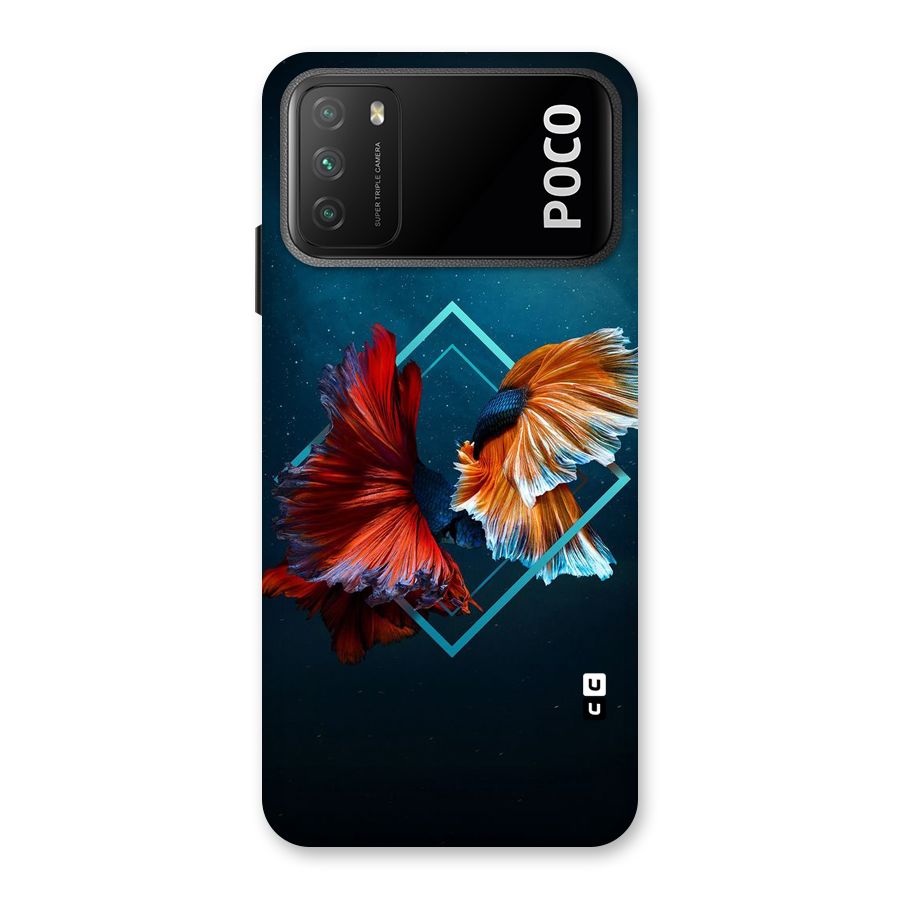 Butterfly Diamond Design Back Case for Poco M3