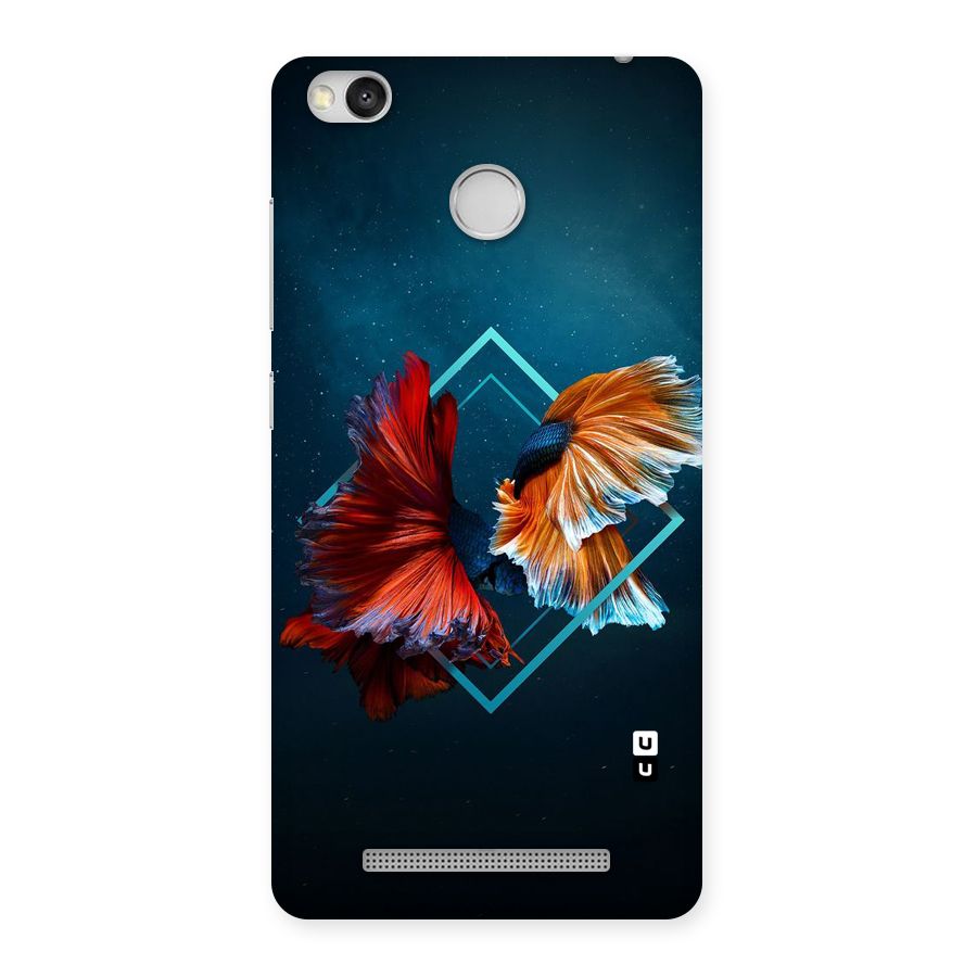 Butterfly Diamond Design Back Case for Redmi 3S Prime