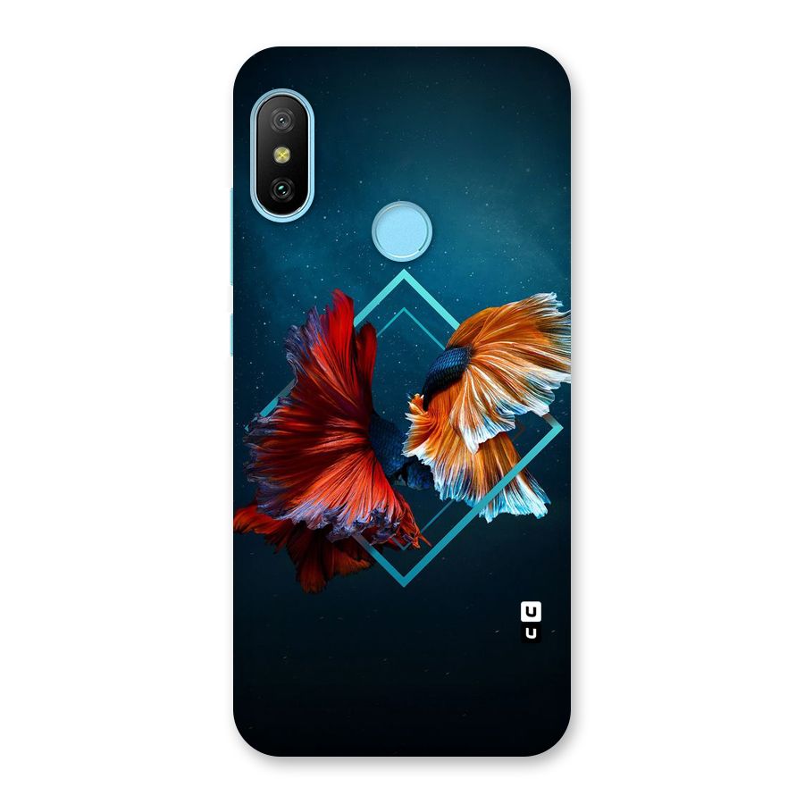 Butterfly Diamond Design Back Case for Redmi 6 Pro