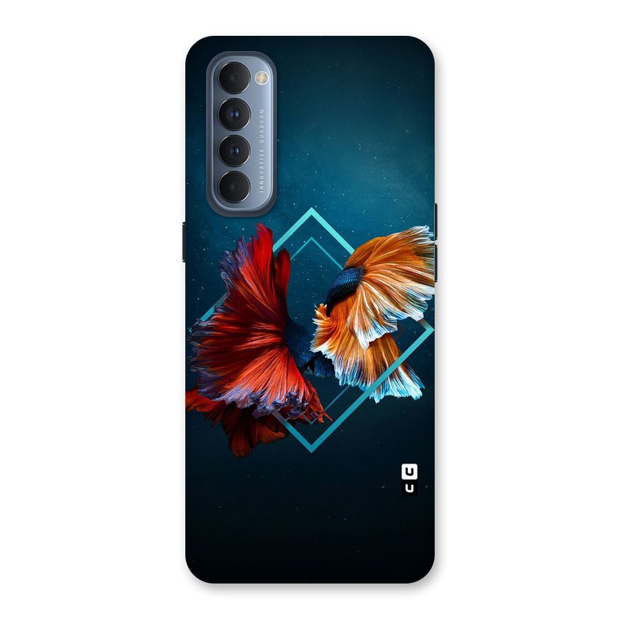 Butterfly Diamond Design Back Case for Reno4 Pro