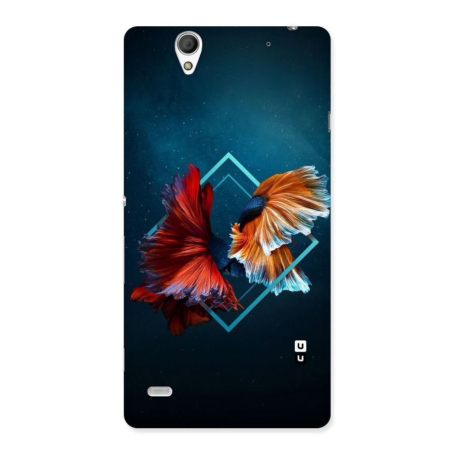 Butterfly Diamond Design Back Case for Sony Xperia C4