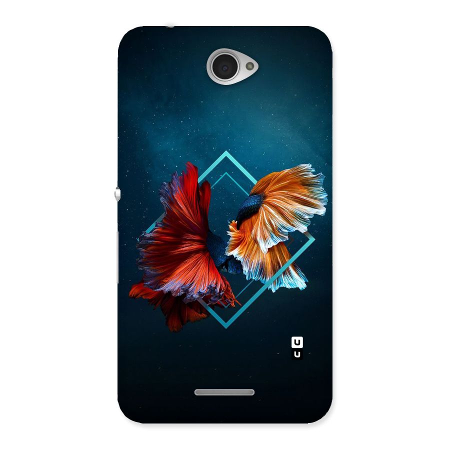 Butterfly Diamond Design Back Case for Sony Xperia E4