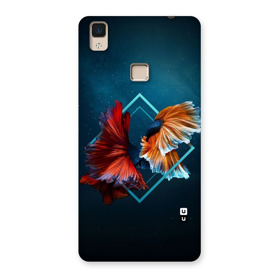 Butterfly Diamond Design Back Case for V3 Max