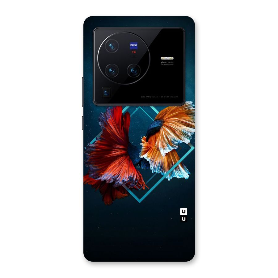 Butterfly Diamond Design Back Case for Vivo X80 Pro