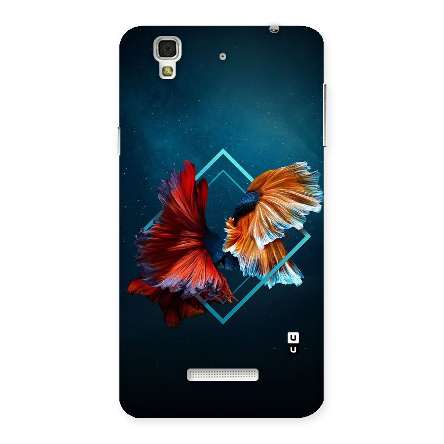 Butterfly Diamond Design Back Case for YU Yureka Plus