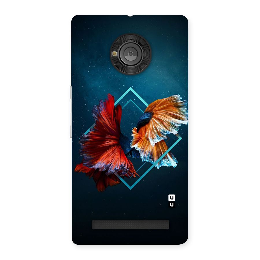 Butterfly Diamond Design Back Case for Yu Yuphoria