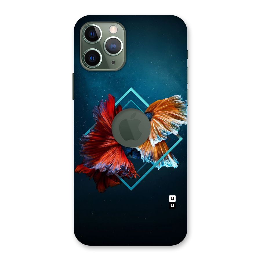 Butterfly Diamond Design Back Case for iPhone 11 Pro Logo  Cut