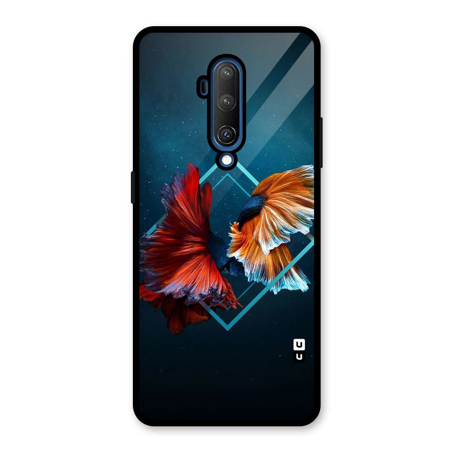 Butterfly Diamond Design Glass Back Case for OnePlus 7T Pro