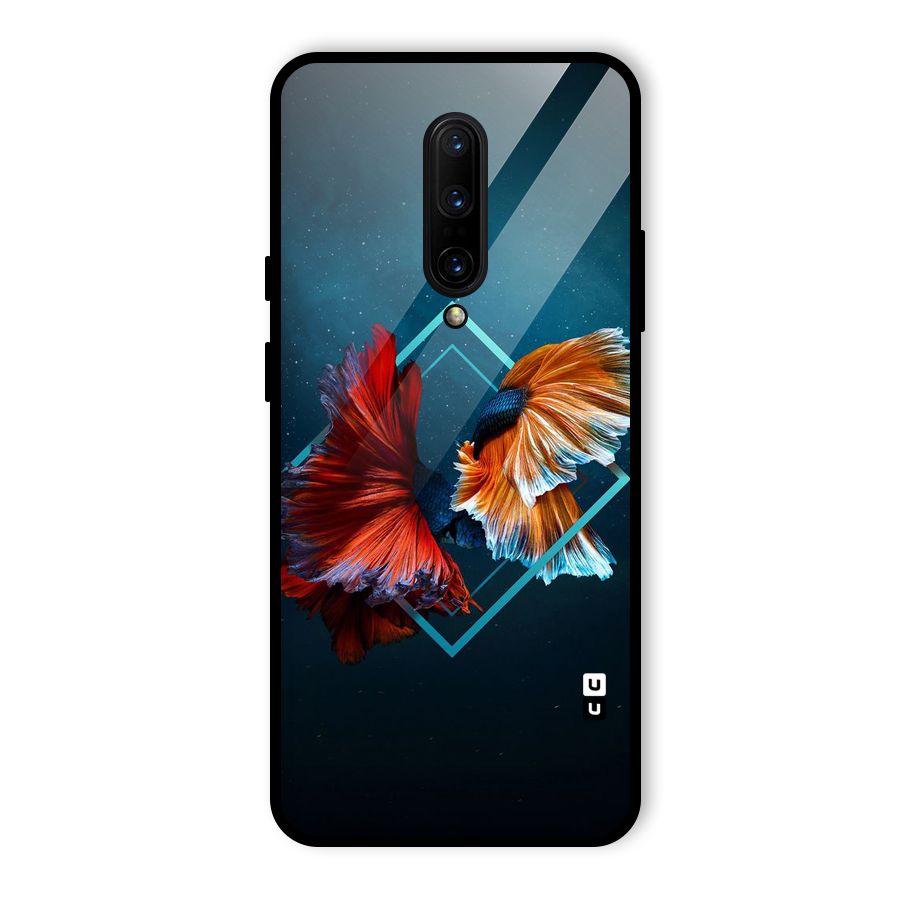 Butterfly Diamond Design Glass Back Case for OnePlus 7 Pro